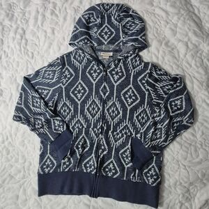 Ariat Women's Blue and White Patterned Jacket